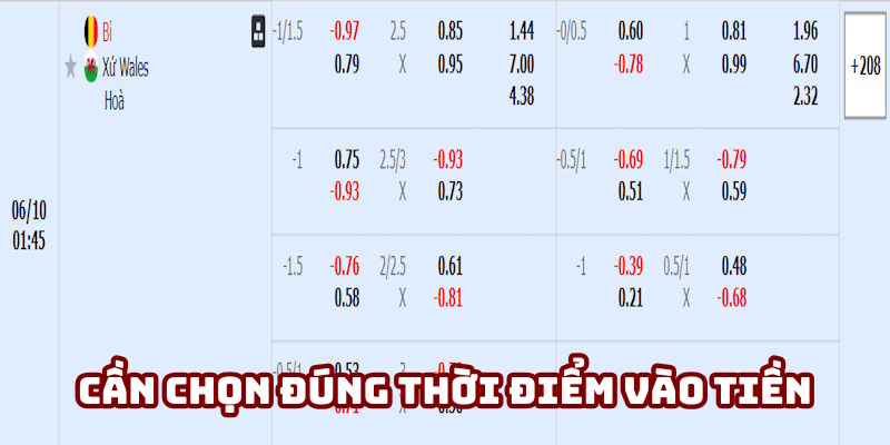 Nên chọn đúng thời điểm vào tiền